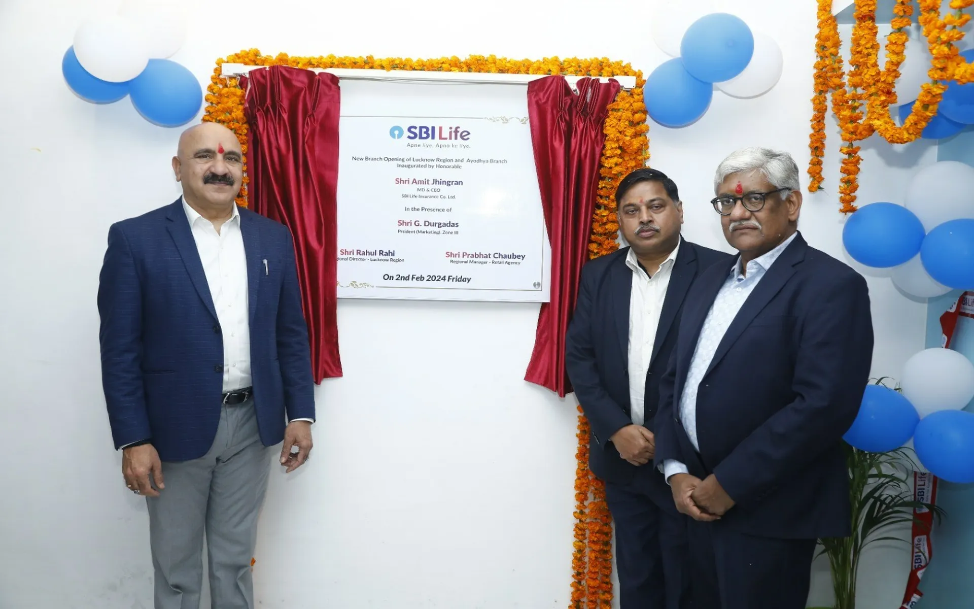 SBI Life inaugurates branch in Ayodhya; encouraging locals to pursue their aspirations by safeguarding familial needs through holistic insurance solutions