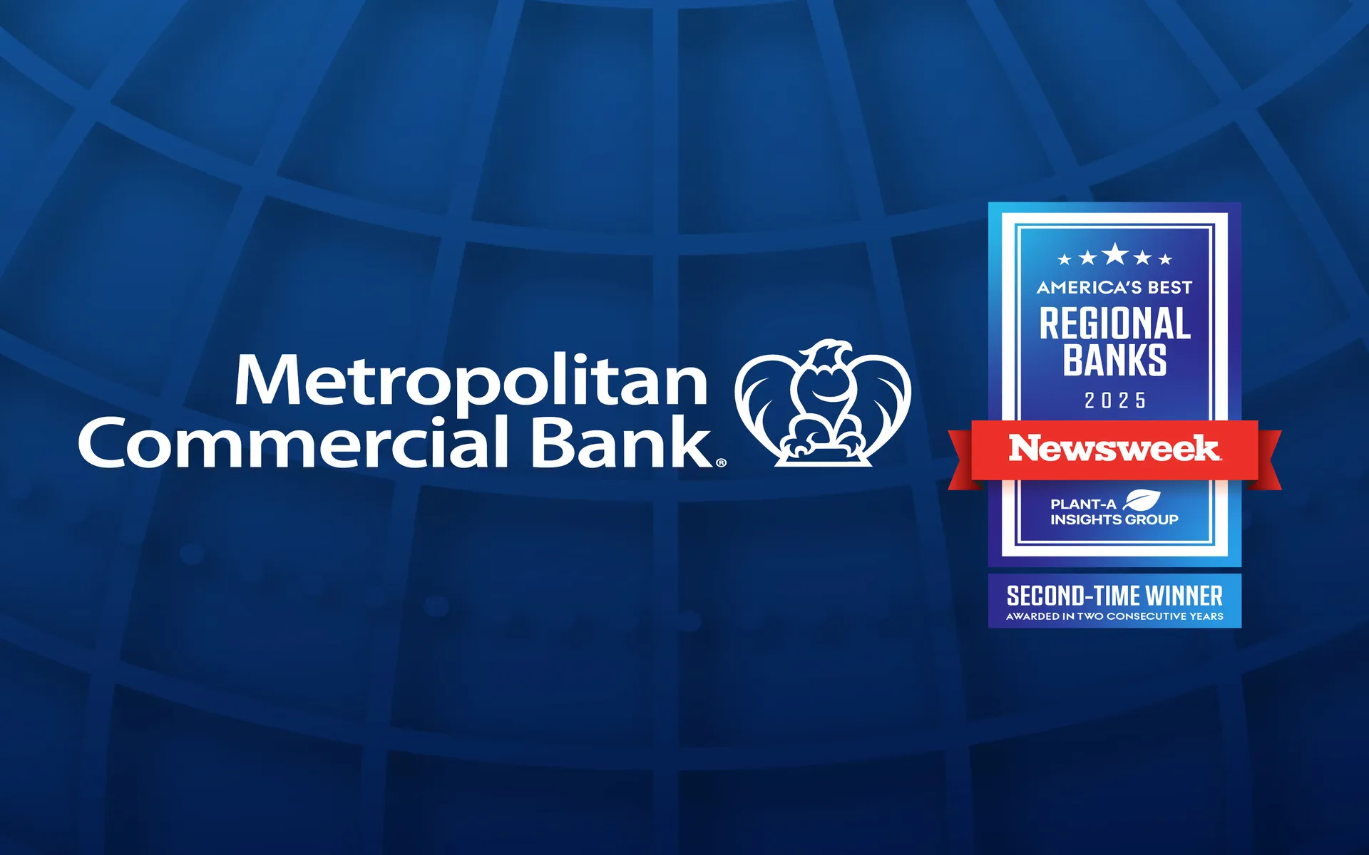 Metropolitan Commercial Bank Named to Newsweek’s America’s Best Regional Banks and Credit Unions 2025