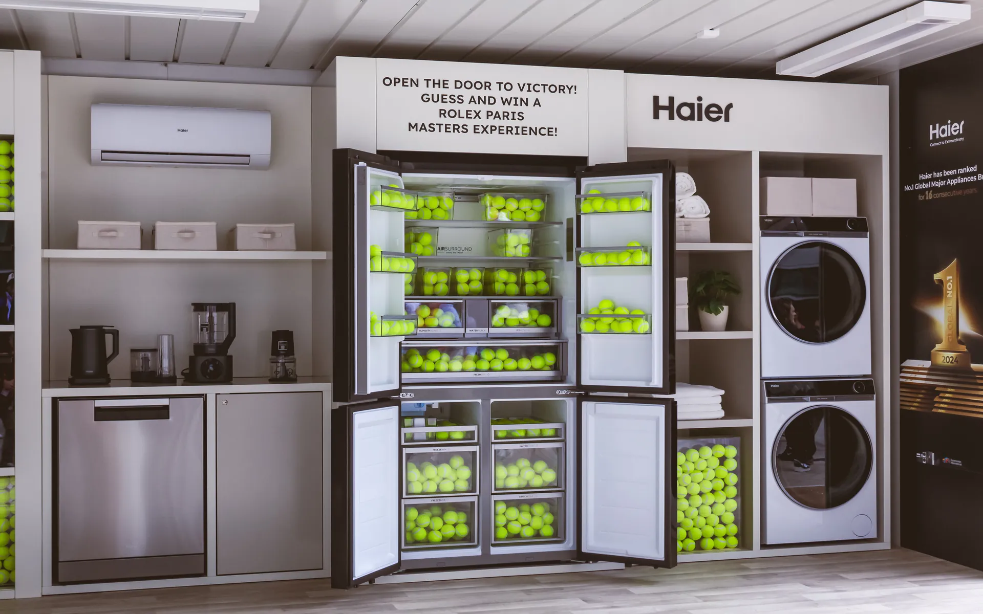 Haier's Strategic Partnership with Roland-Garros Enters Third Year, Driving Shared Values of Excellence
