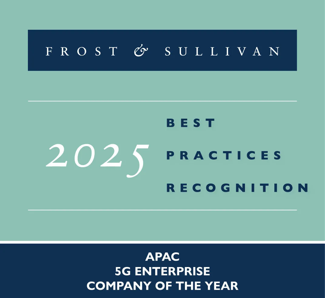 Singtel Receives Frost &amp; Sullivan's 2025 APAC Company of the Year Recognition in the 5G Enterprise Industry