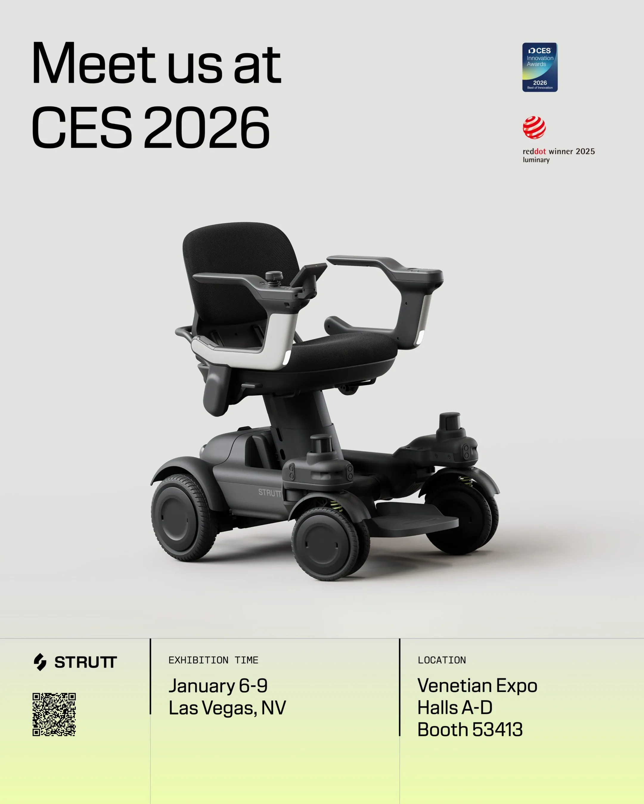 Strutt ev¹ the CES 2026 Best of Innovation Winner Announces Super Early Bird Begins