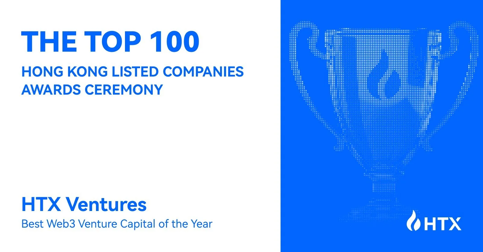 HTX Ventures Named "Best Web3 Venture Capital of the Year" at the 12th Hong Kong Listed Companies Awards Ceremony, Empowering Hong Kong's Next-Generation Web3 Financial Ecosystem