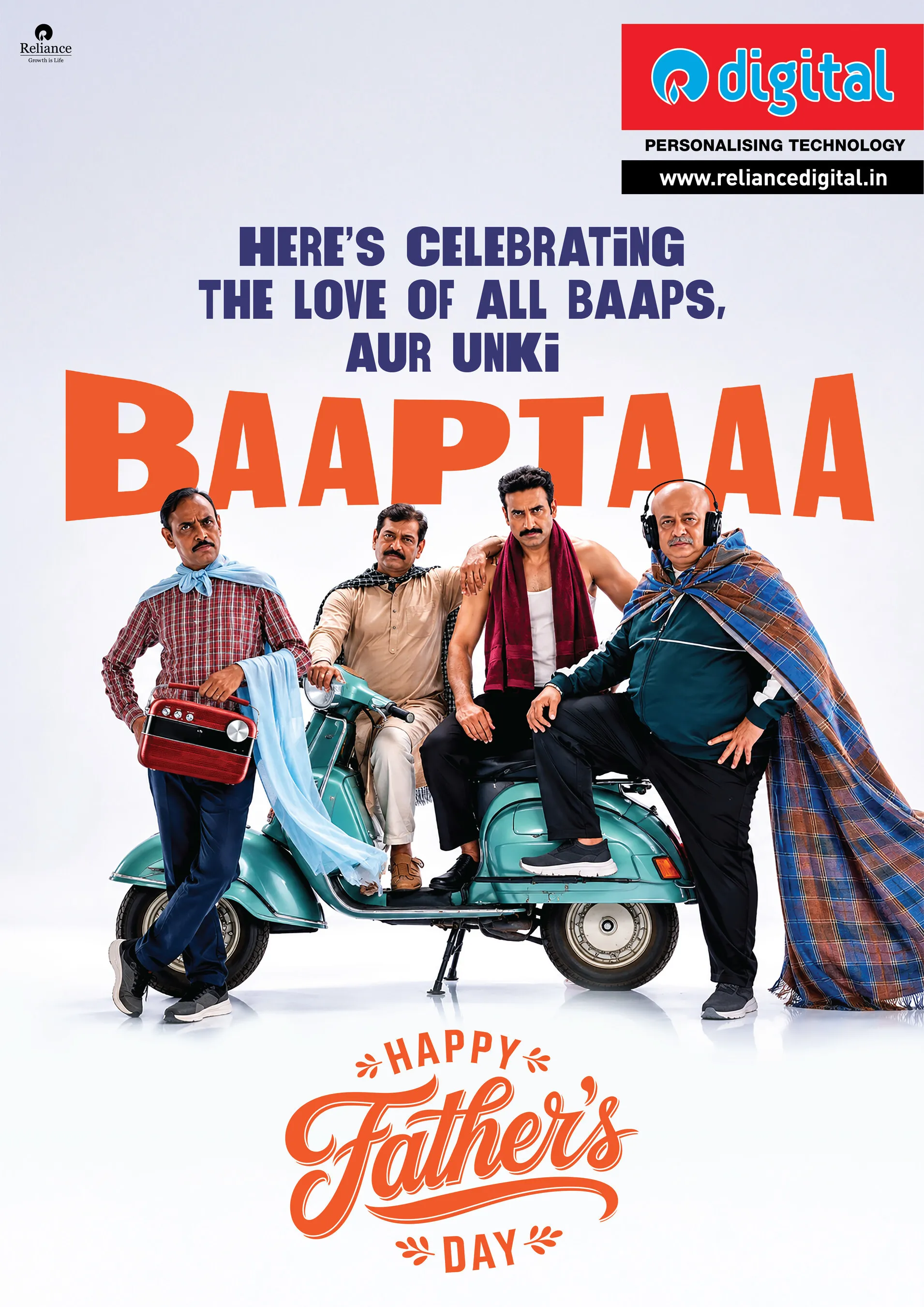 Reliance Digital Launches 'Baaptaa', a Father's Day Campaign Celebrating the Many Expressions of Fatherhood