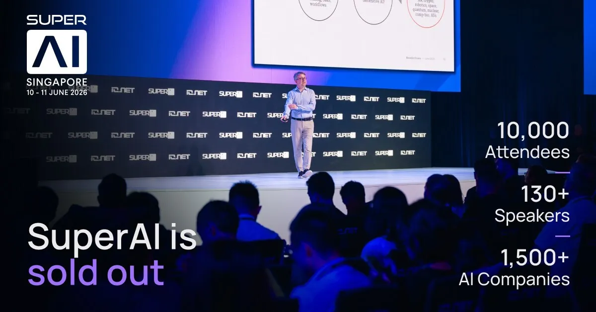 SuperAI Singapore 2026 Sells Out: Asia's Largest AI Event Brings Together 10,000 Global Innovators