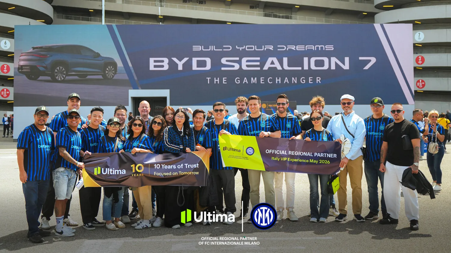 Ultima Markets Celebrates Its 10th Anniversary and Inter's Double with Exclusive VIP Tour at San Siro