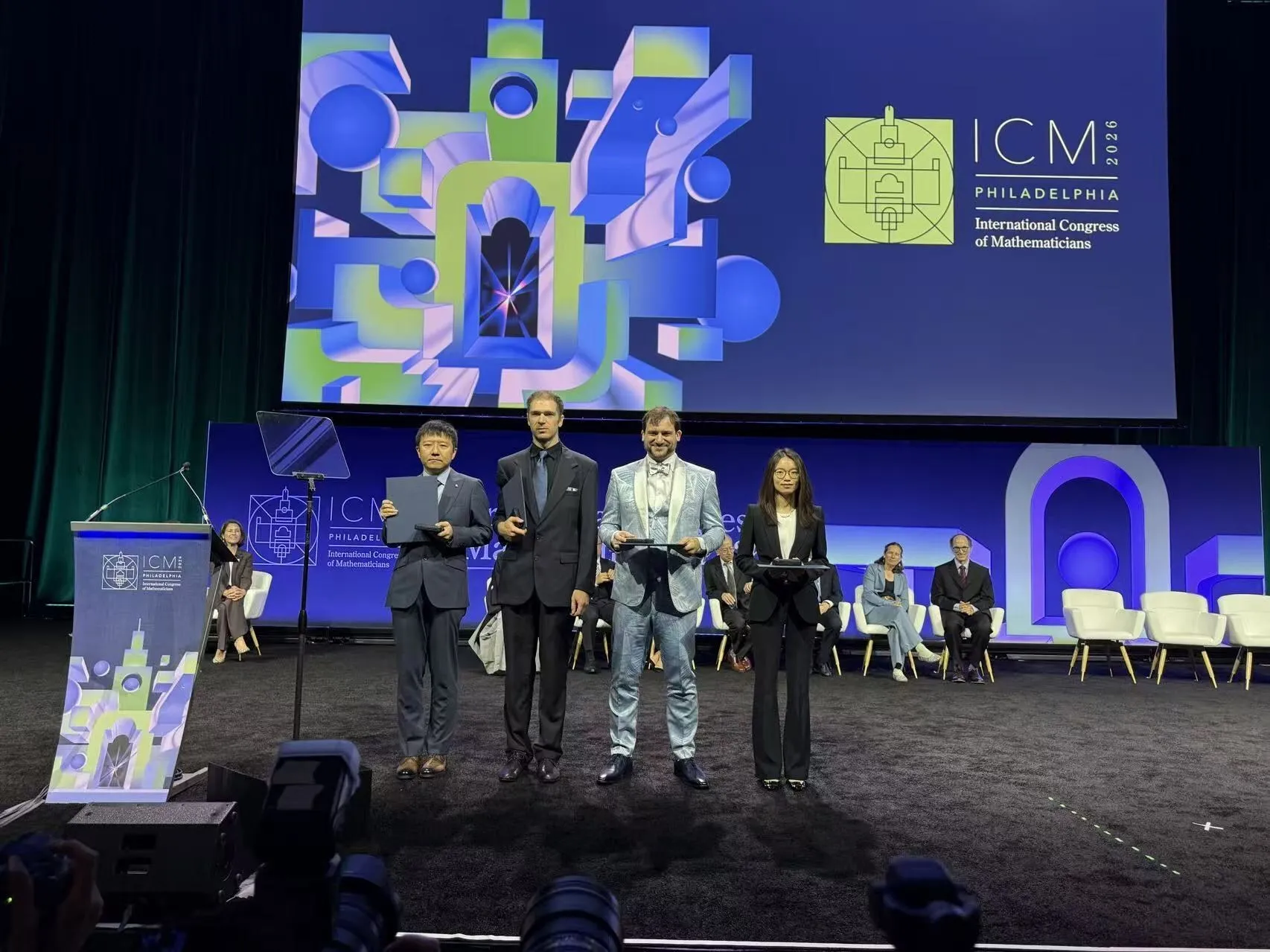 Two Peking University alumni awarded Fields Medals, 14 PKUers speak at the 2026 ICM